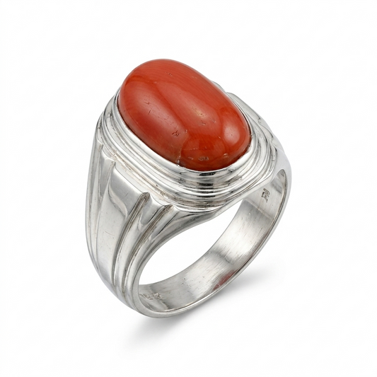 Coral Men Ring - Heritage