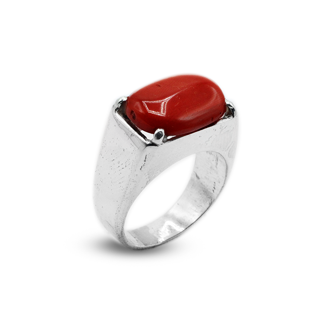 Coral Men Ring – Simple Hand Made