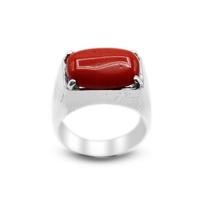 Coral Men Ring – Simple Hand Made