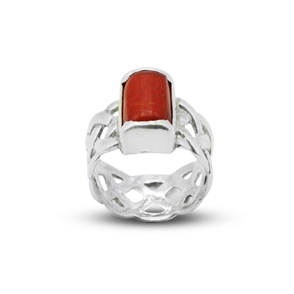 Coral Men Ring – Rope band Design