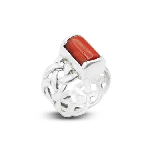 Coral Men Ring – Rope band Design