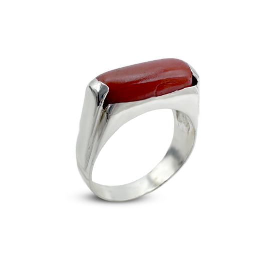 Coral Men Ring