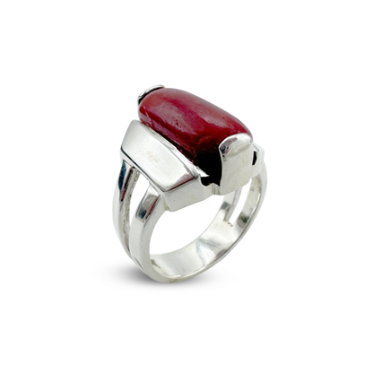 Coral Men Ring