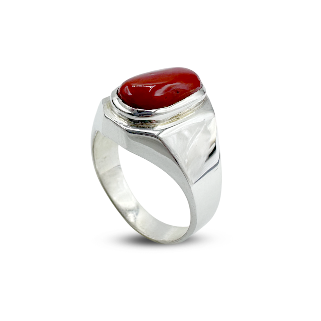 Coral Men Ring - Gypsy Design