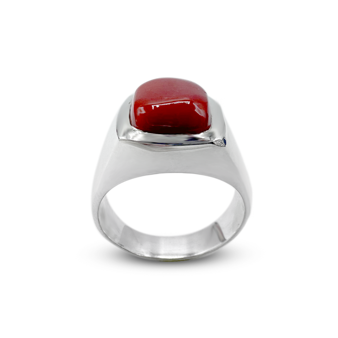 Coral Men Ring - Classic Design