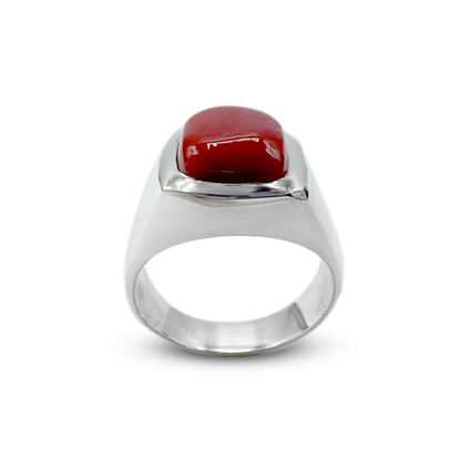 Coral Men Ring - Classic Design