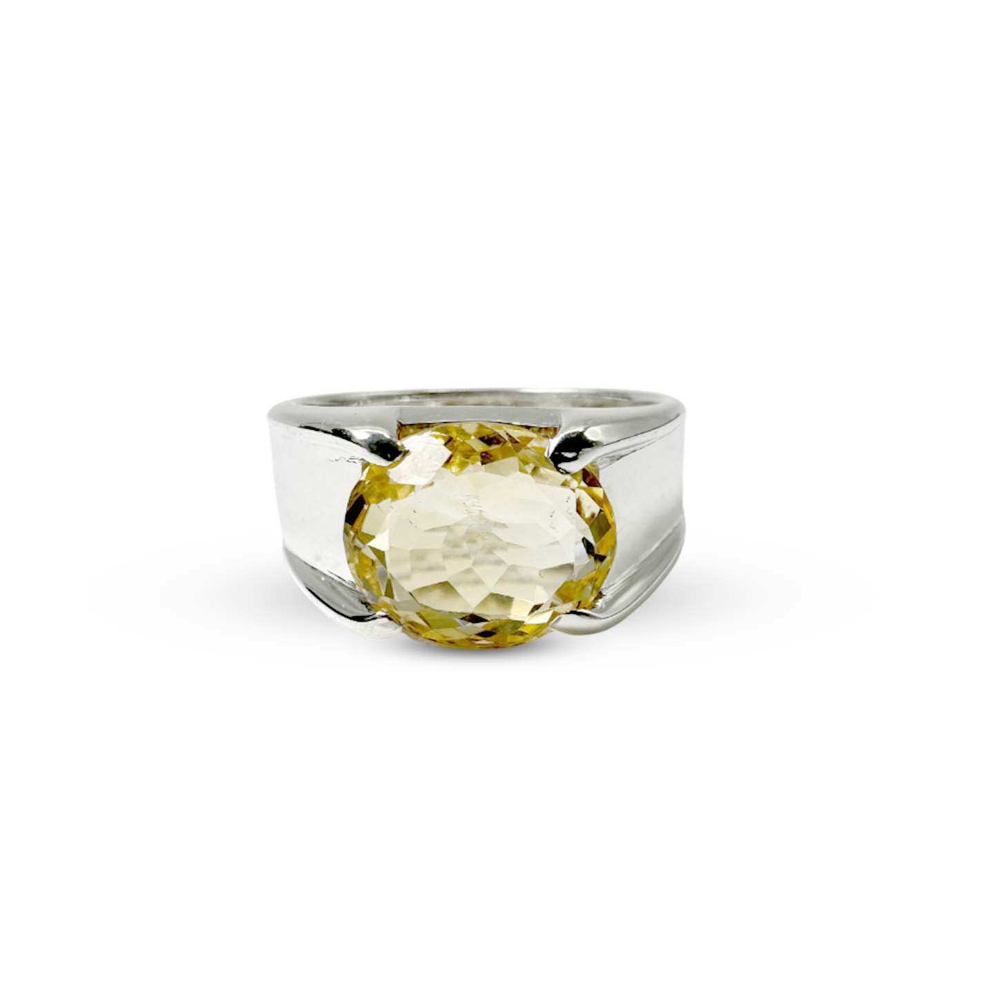 Citrine Men Ring - Fancy Challa Design