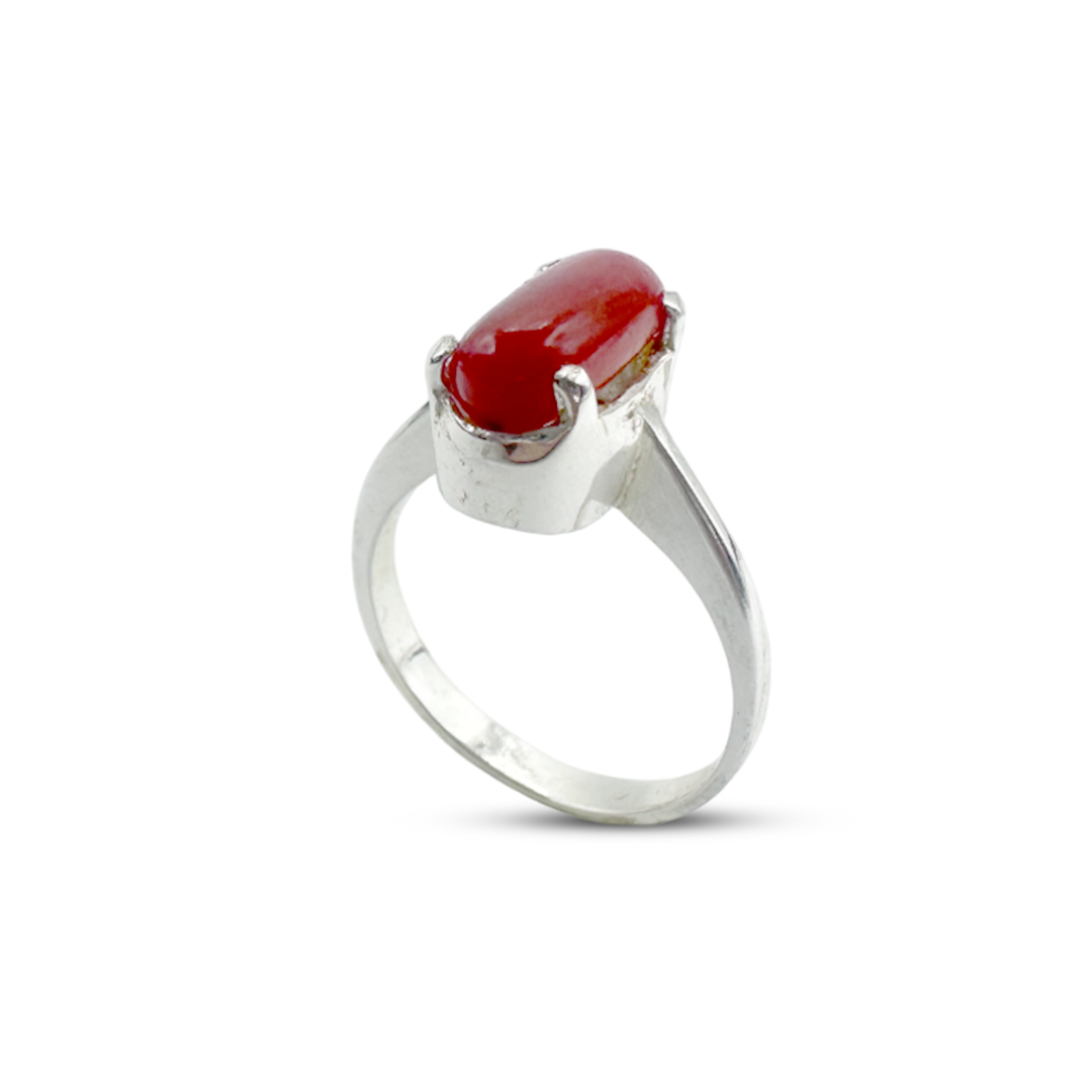 Coral Women Ring - Minimalist Design