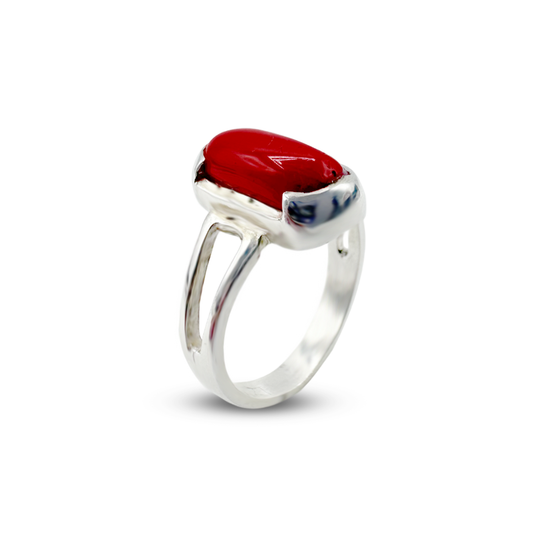 Coral Women Ring - Collar Cup Design