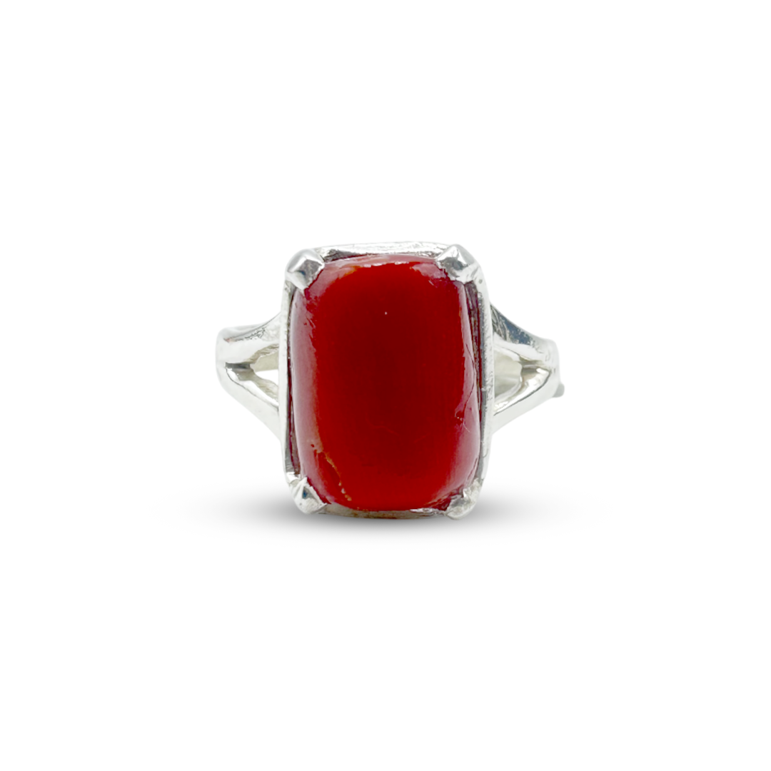 Coral Women Ring - Across Band Design