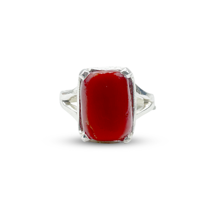 Coral Women Ring - Across Band Design