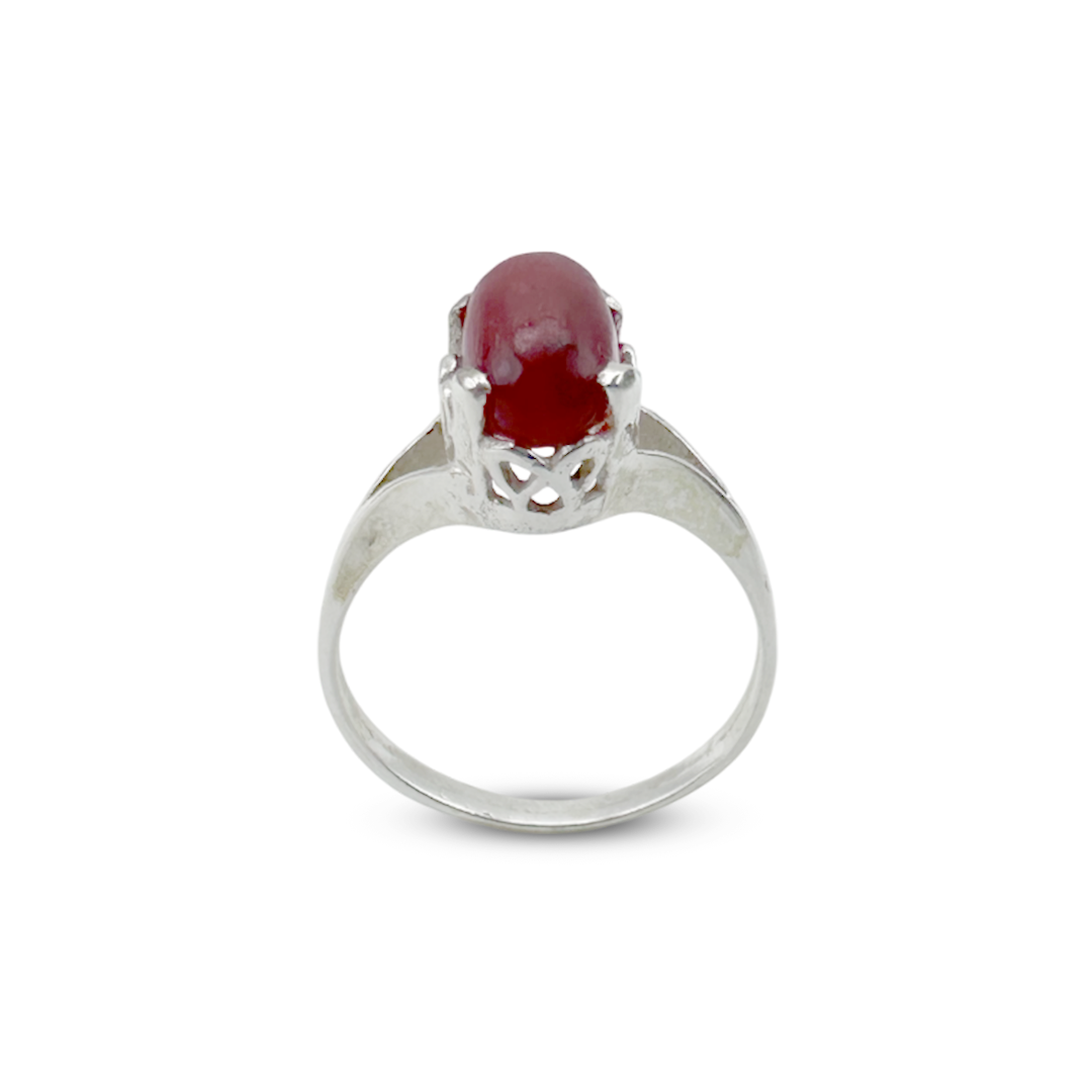 Coral Women Ring - Lattice Tip