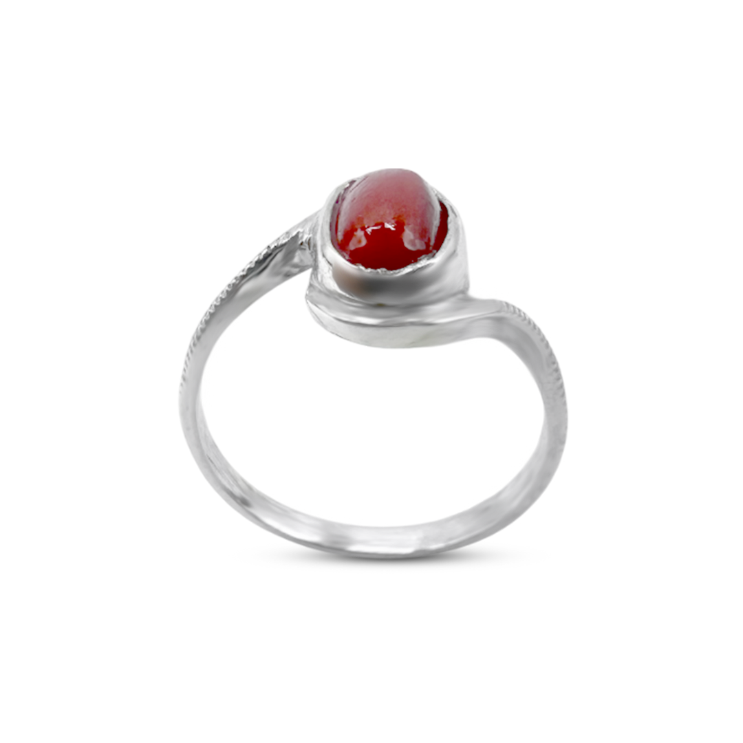 Coral Women Ring - Mini Bypass Design
