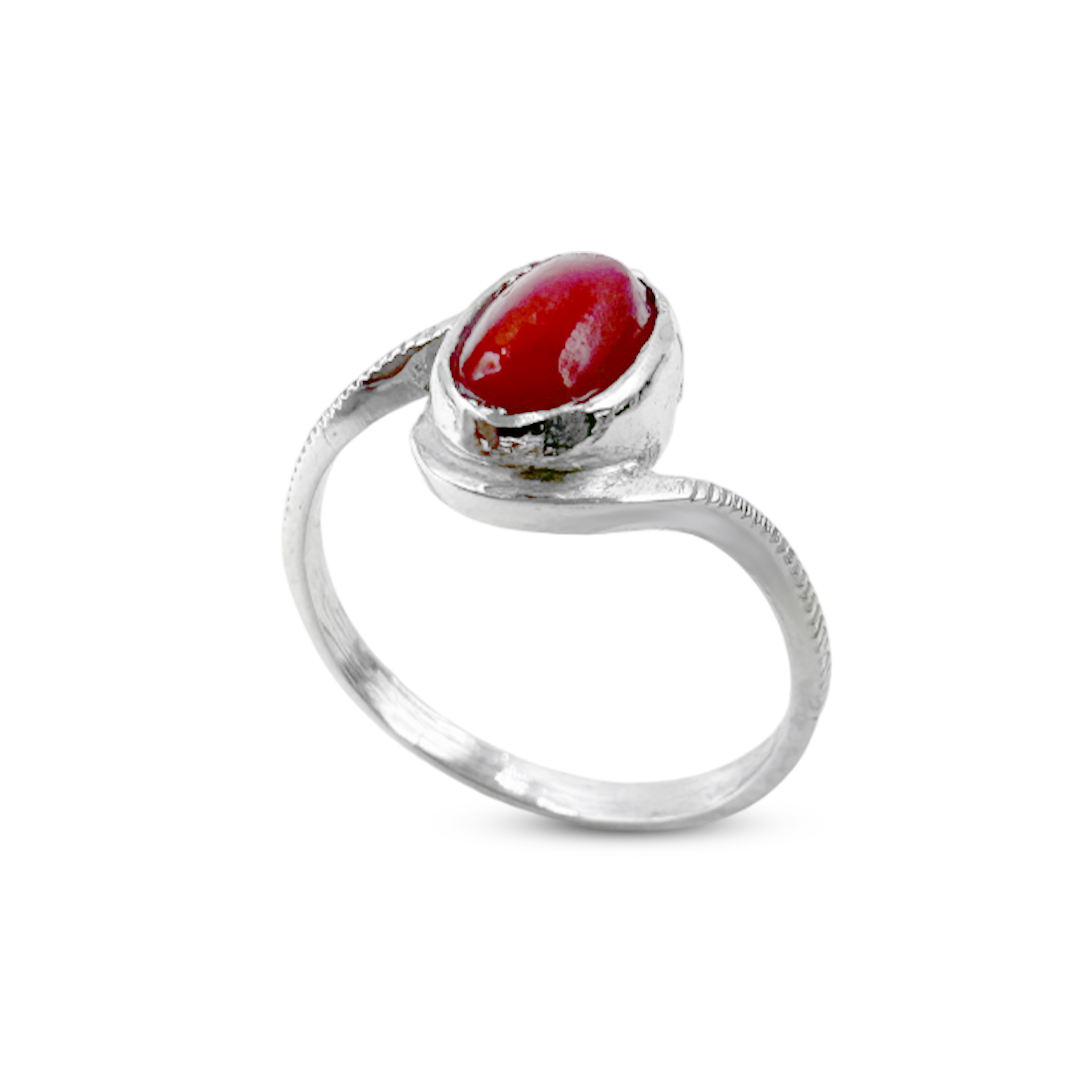 Coral Women Ring - Mini Bypass Design