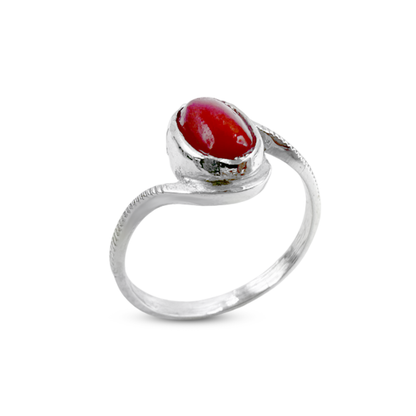 Coral Women Ring - Mini Bypass Design