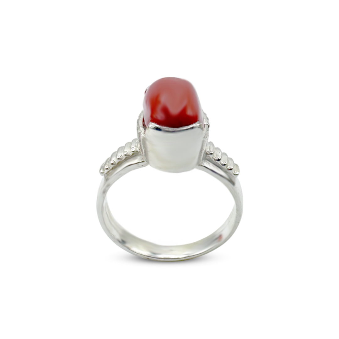 Coral Women Ring - Stairs Band design