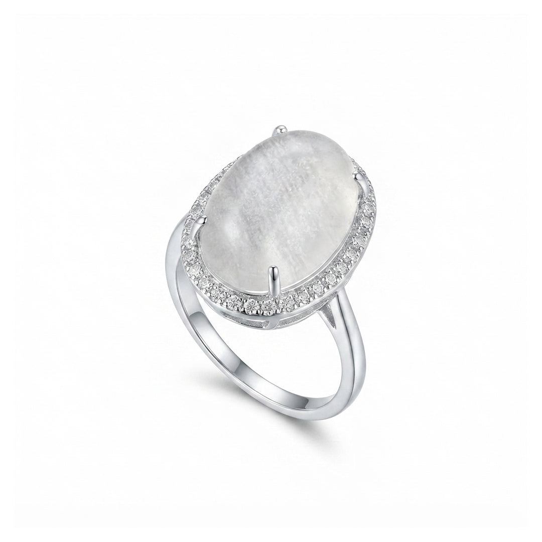 Dur e Najaf Women Ring - Floral Halo Ring