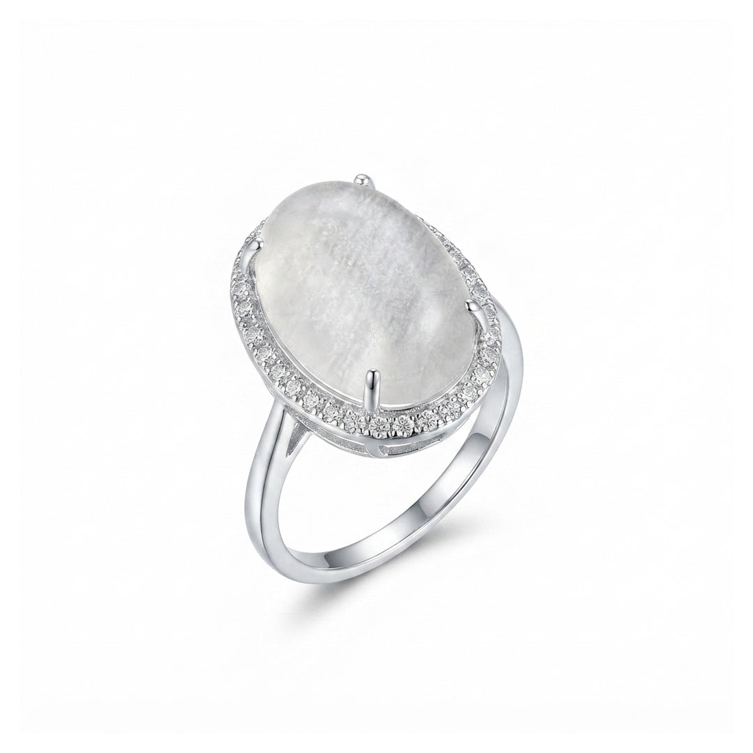 Dur e Najaf Women Ring - Floral Halo Ring