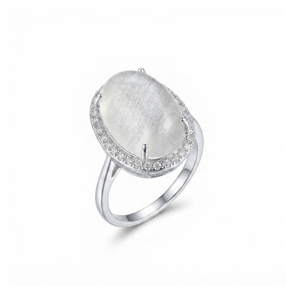 Dur e Najaf Women Ring - Floral Halo Ring