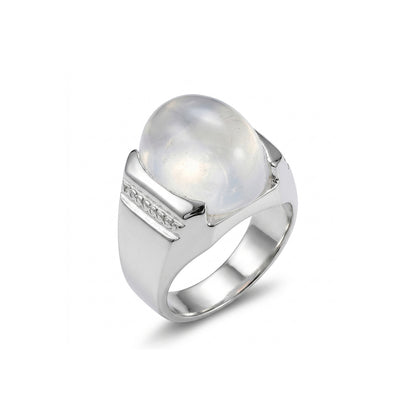 Dur e Najaf Men Ring - Square Silver Design