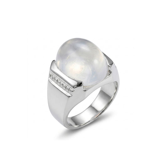 Dur e Najaf Men Ring - Square Silver Design