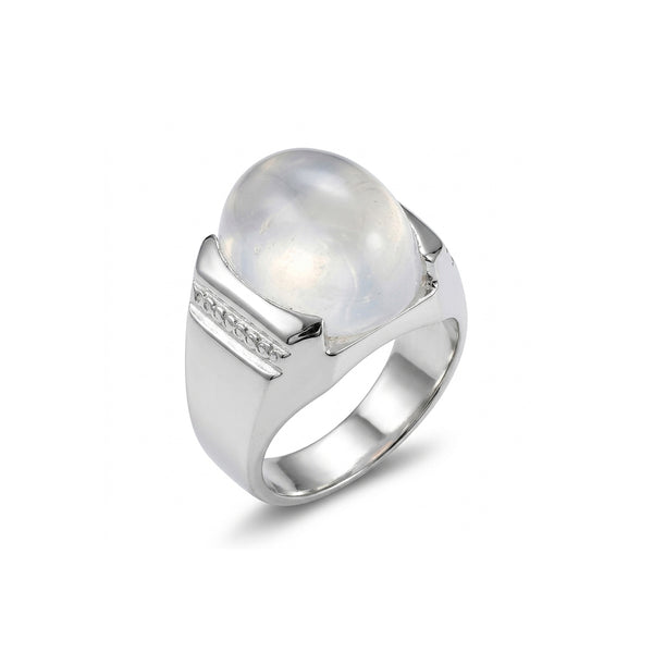 Dur e Najaf Men Ring - Square Silver Design