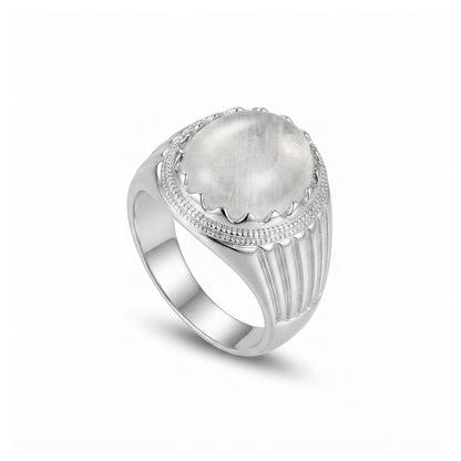 Dur e Najaf Men Ring - Octagon Design