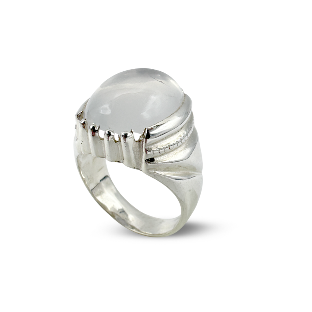 Dur e Najaf Men Ring - Strip Design