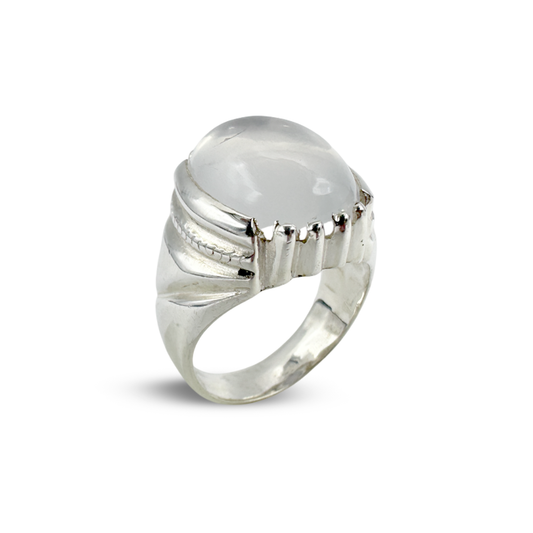 Dur e Najaf Men Ring - Strip Design