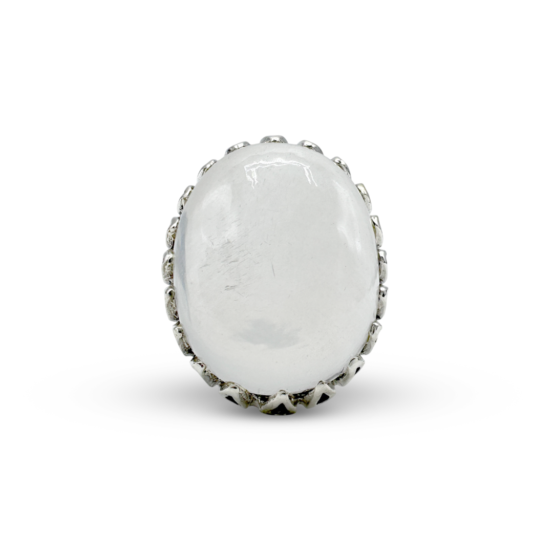 Dur e Najaf Men Ring - Flame Top Design