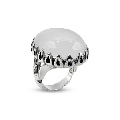 Dur e Najaf Men Ring - Flame Top Design