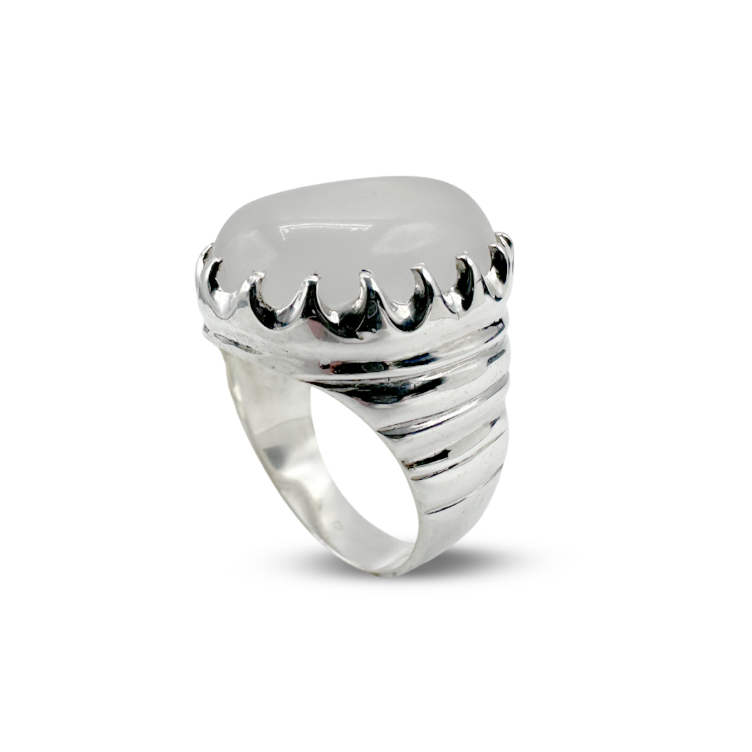 Dur e Najaf Men Ring - Horizontal Line band