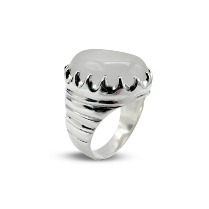 Dur e Najaf Men Ring - Horizontal Line band