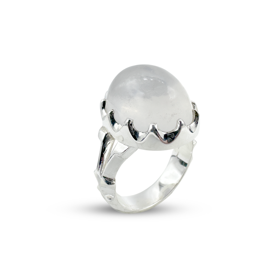 Dur e Najaf Men Ring - Mount Cup Design