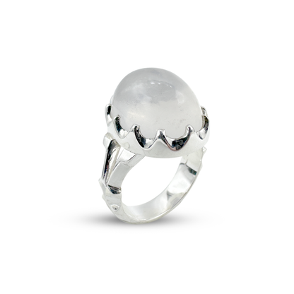 Dur e Najaf Men Ring - Mount Cup Design