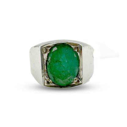 Emerald Men Ring -  Fante Ring