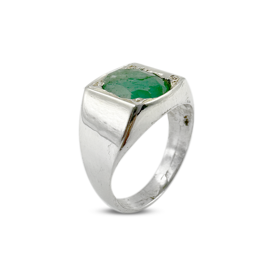 Emerald Men Ring -  Fante Ring
