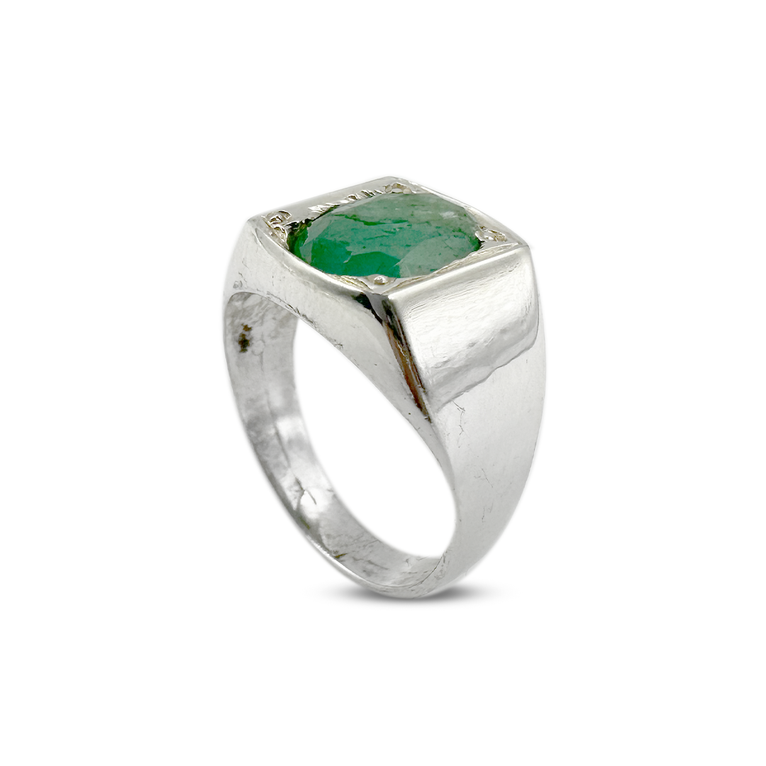 Emerald Men Ring -  Fante Ring