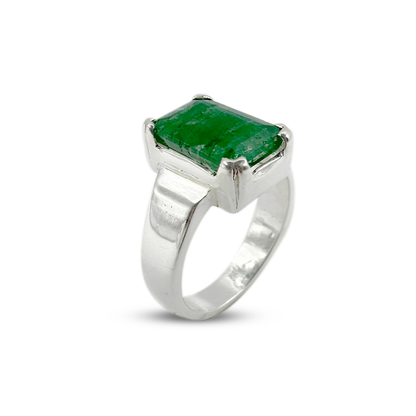 Emerald Men Ring - Office Wear