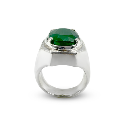 Emerald Men RIng - Outragious Design