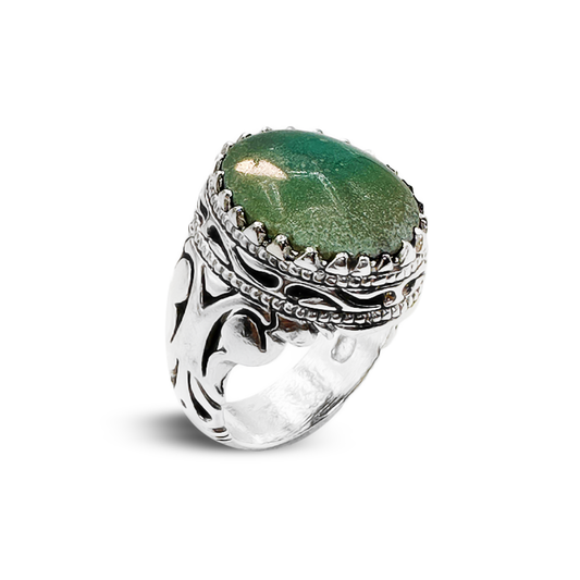 Feroza Men Ring – Tree Crown