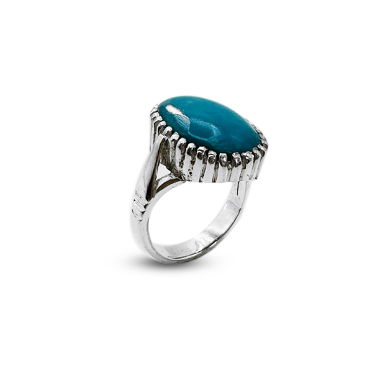 Feroza Men Ring – Traditional Pattern Cup