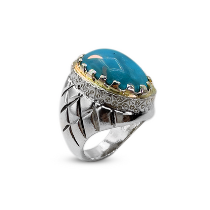 Feroza Men Ring – Tiago Design