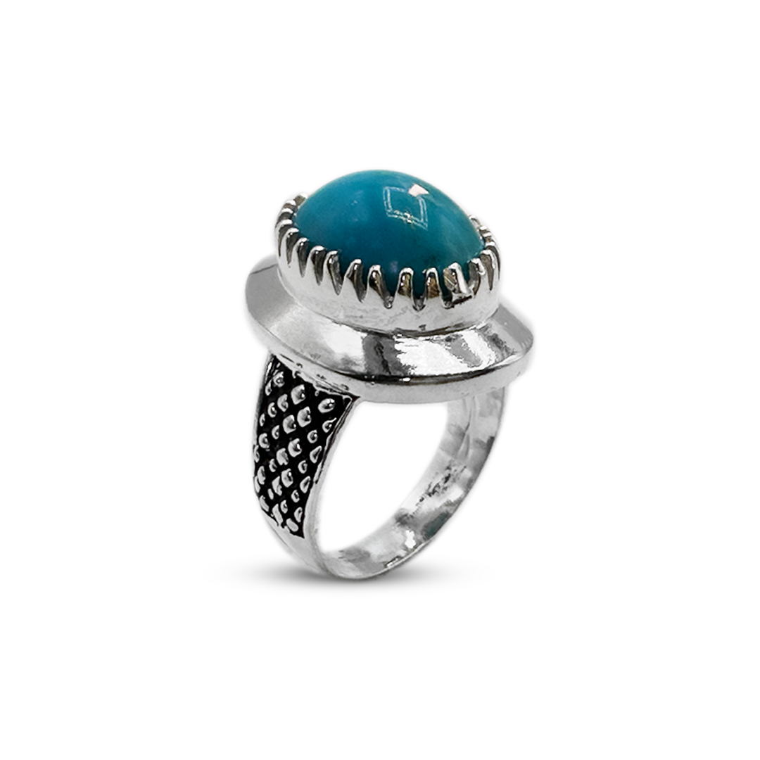 Feroza Men Ring – Dome of the Rock Ring