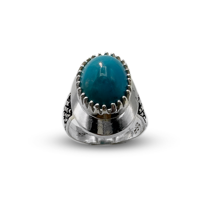 Feroza Men Ring – Dome of the Rock Ring