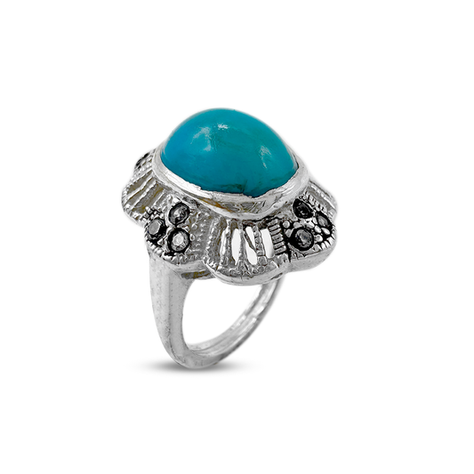 Feroza Women Ring - Zircon Umbrella Design