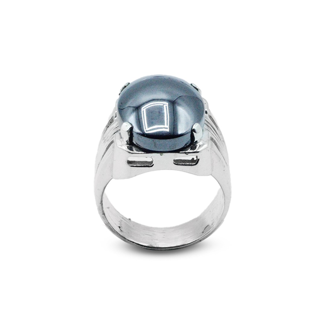 Hematite Men Ring – Regal Heritage