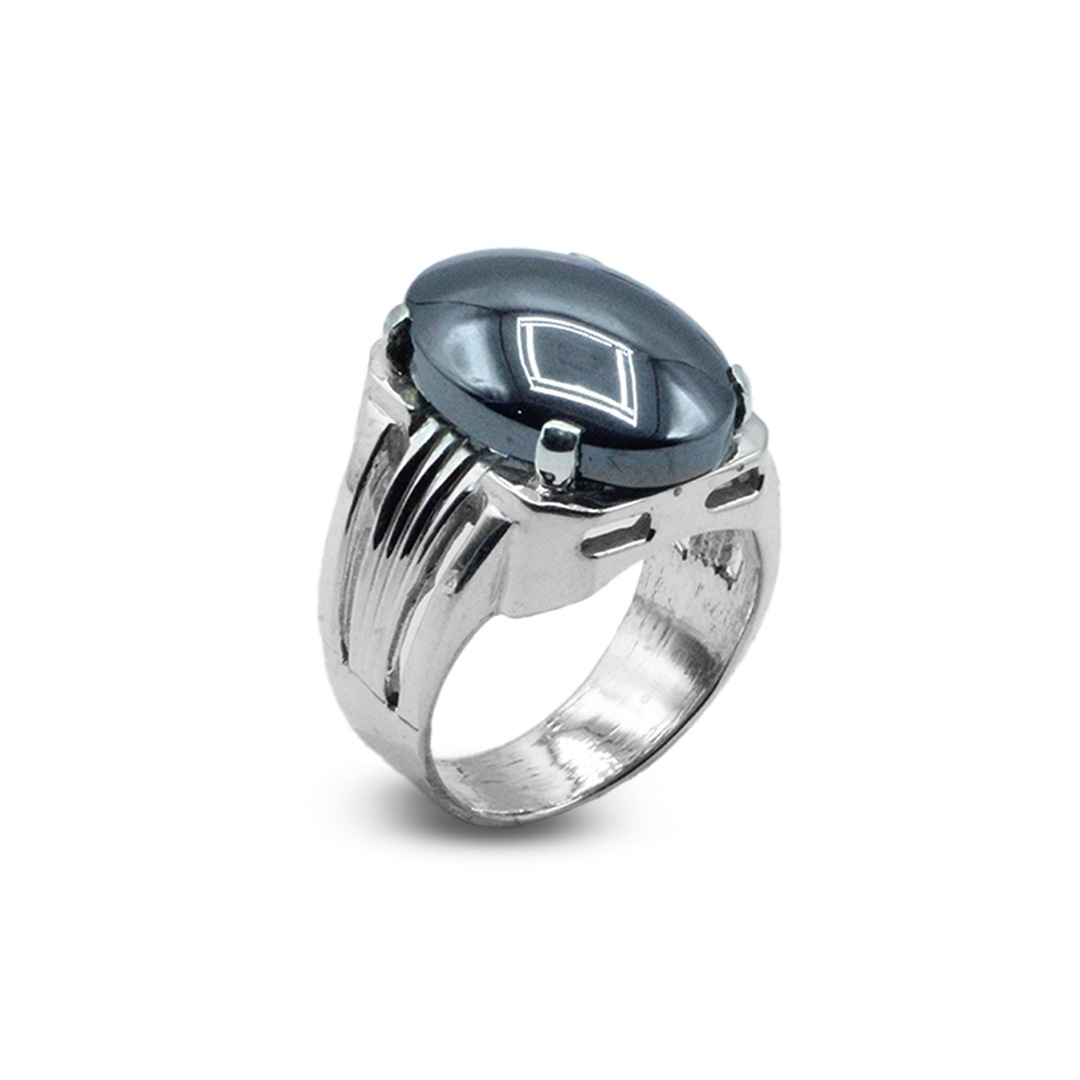 Hematite Men Ring – Regal Heritage