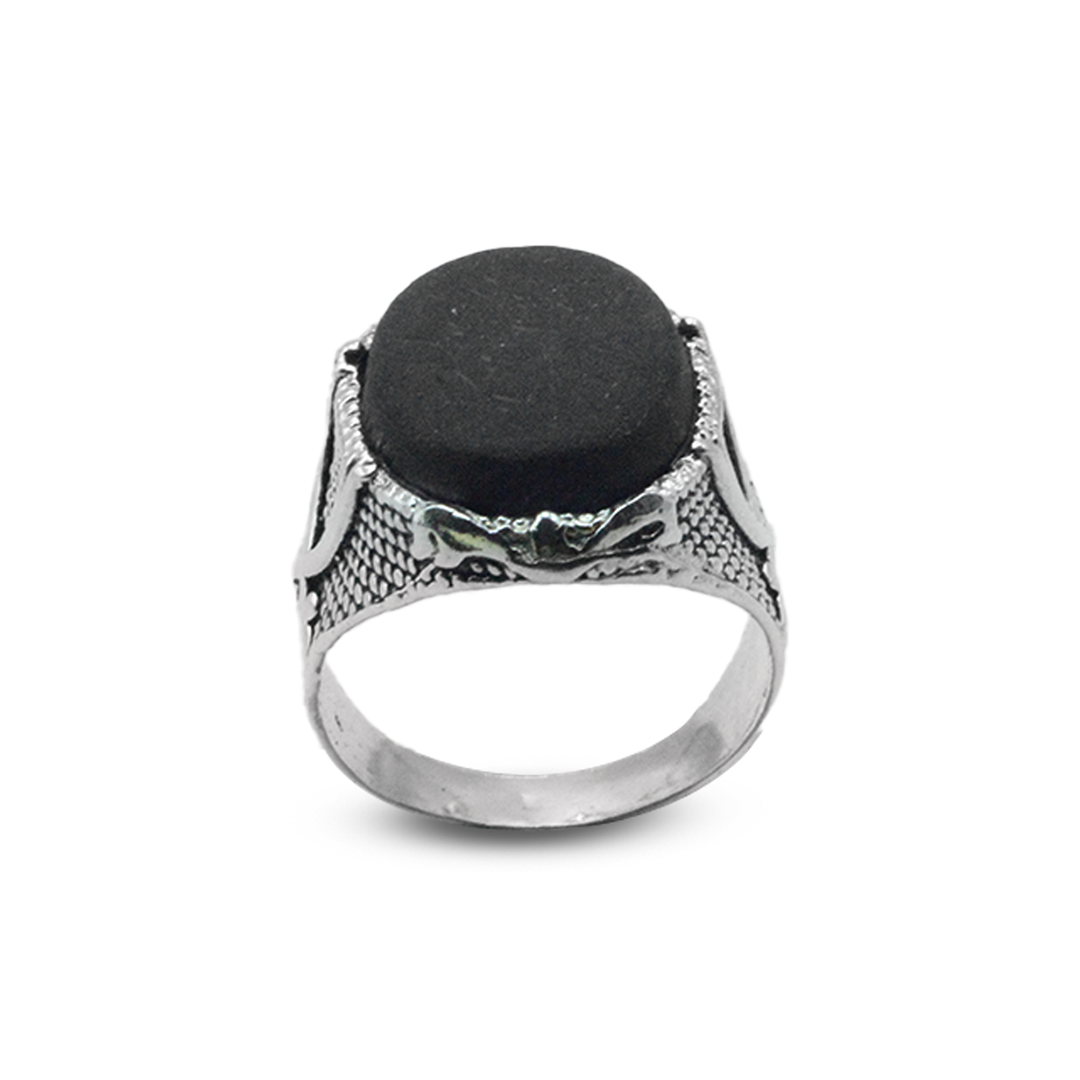 Hematite Men Ring – Sord Ring