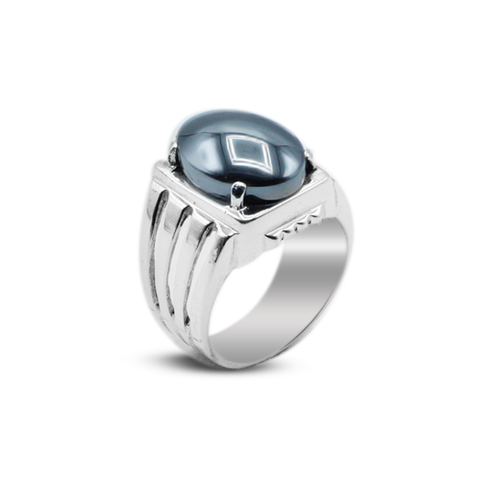 Hematite Men Ring - Antique Legacy